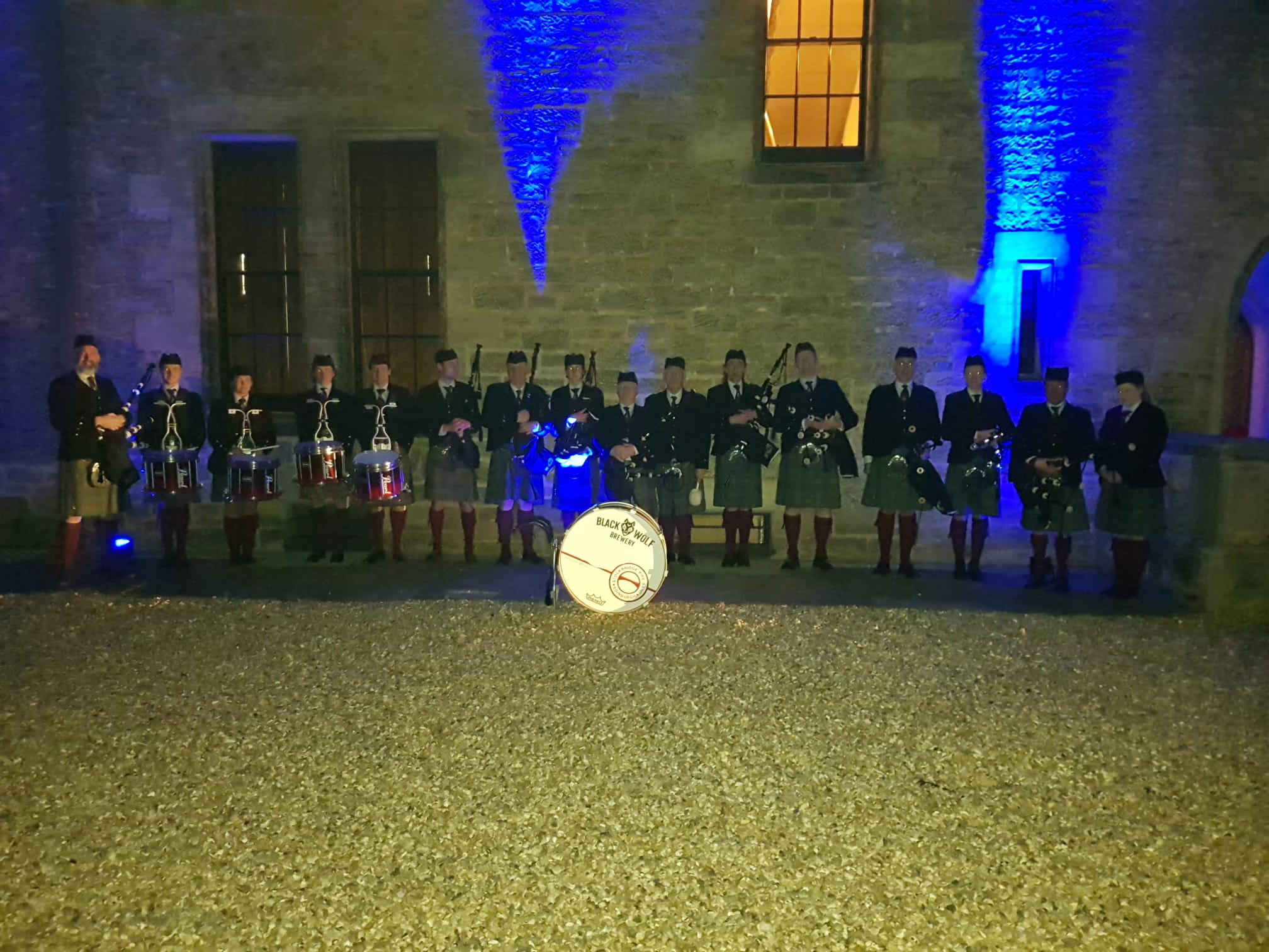 Stockbridge Pipe Band - Barnbougle Castle - March 2023